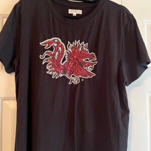 University of South Carolina Gamecock T-shirt with sequin design. Great conditio